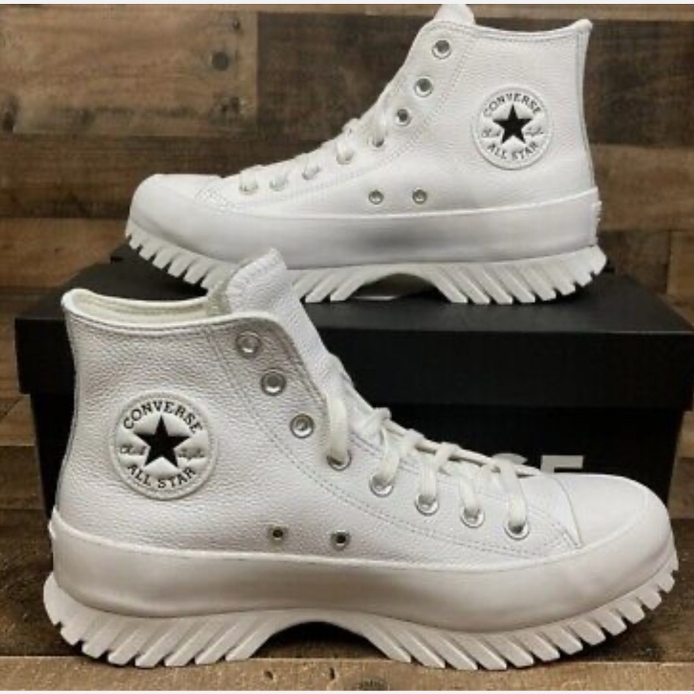 UNI-SEX M9 /W10.5 -11 Converse All Star White High-Top Sneakers